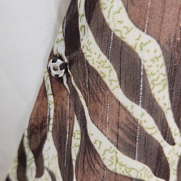 Walter Baker Brandi Safari Zebra Print Short Sleeve Wrap Mini Dress Womens Small - Picture 12 of 16